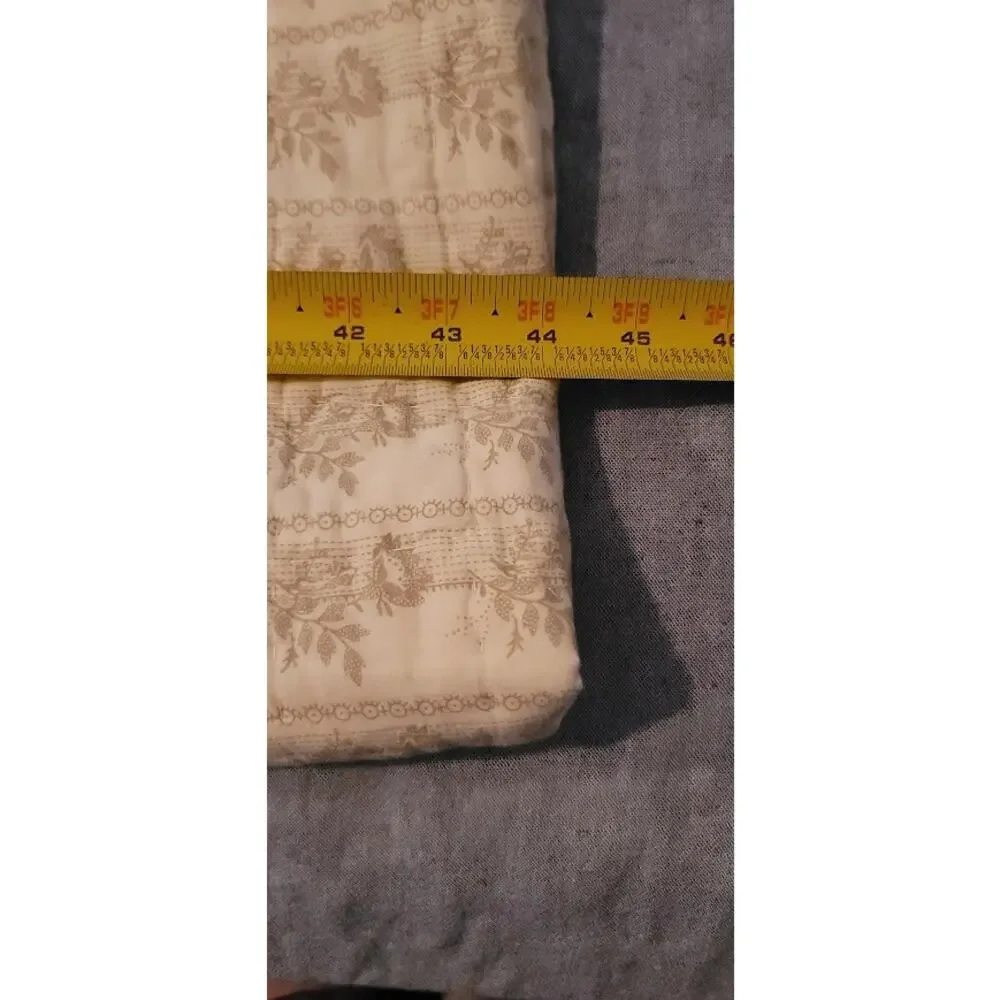 Liz Claiborne Floral Patchwork Quilt Bedspread Vintage Cottagecore Boho